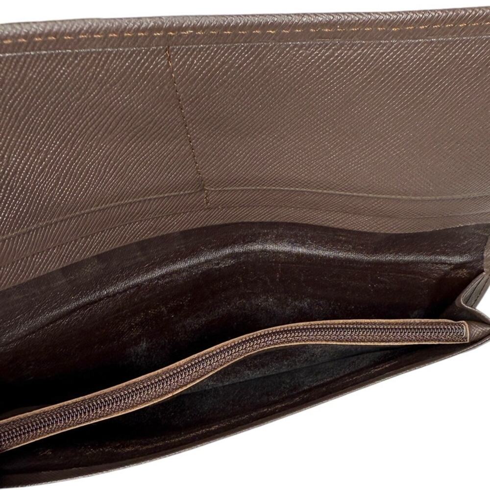 Burberrys Burberry Brown Check Canvas and Leather Long Wallet Authentic - Picture 4 of 14